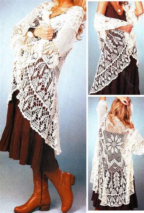 Crochet Sweaters Cardigan Crochet Circular Cardigan Crochet Lace