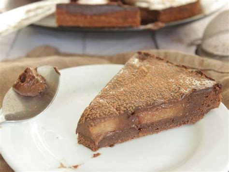 Recettes De Tarte Chocolat Poire De La Ligne Gourmande