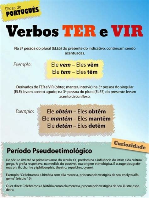 Dicas De Portugues Verbo Ter Portugues Para Concurso