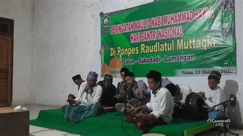 Acara Maulid Nabi Muhammad SAW Dan HSN DiPonpes Raudlatul Muttaqin