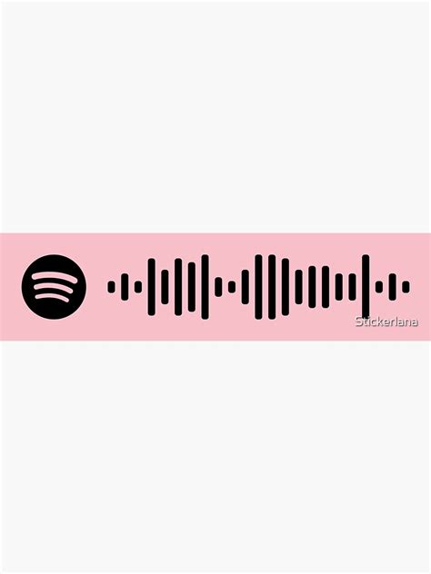 BlackPink So Hot THEBLACKLABEL Remix Spotify Code Sticker For Sale By Stickerlana Redbubble