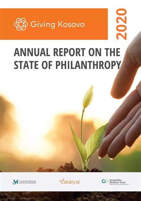 Giving Kosovo Annual Report On The State Of Philanthropy Pdf