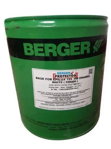 Berger Epilux 155 HB Enamel Paint 1 L At 325 Litre In Mumbai ID