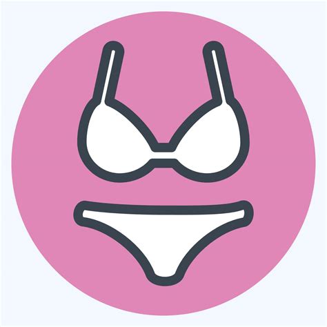 Icon Lingerie Color Mate Style Simple Illustration Editable Stroke Vector Art At Vecteezy