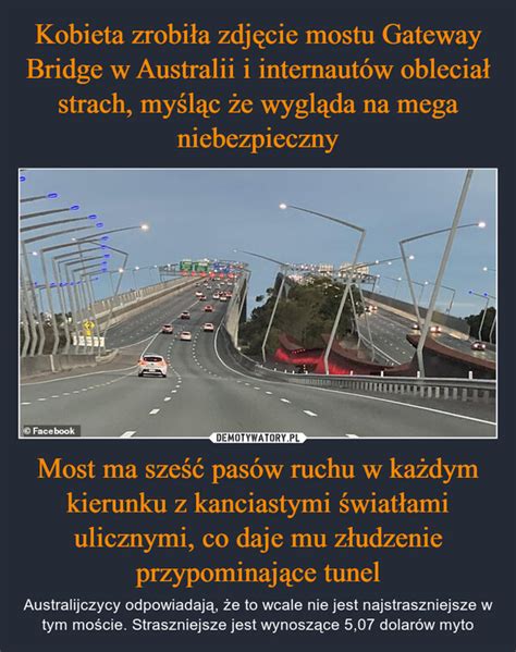 Kobieta Zrobi A Zdj Cie Mostu Gateway Bridge W Australii I Internaut W