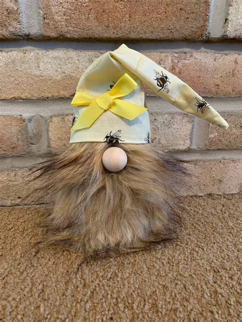 Bee Gnome Honey Gnome Spring Gnome Etsy