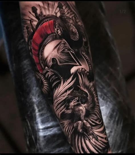 Pin On Criação Tattoo Half Sleeve Tattoos For Guys Spartan Tattoo