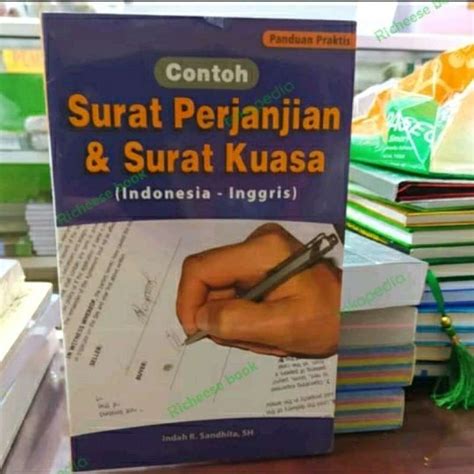 Promo Buku Contoh Surat Perjanjian Dan Surat Kuasa Indonesia Inggris