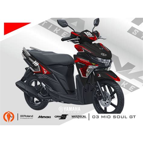 Decal MIO Soul GT 125 Full Body Sticker Mio Soul GT 125 Striping Soul