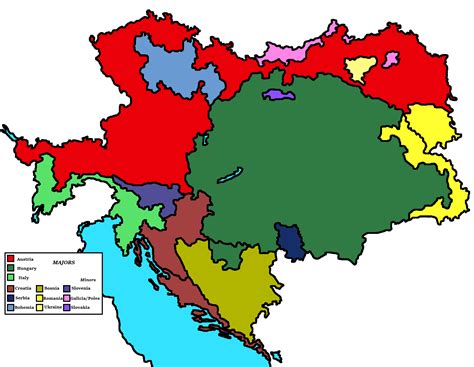 The Breakup Of Austria Hungary Rimaginarymaps