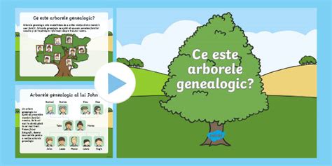 Arborele genealogic - Prezentare pentru copii | Twinkl RO