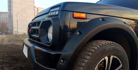 Расширители арок +40мм Lada Niva 4x4 Urban 3D (трехдверный). Купить ...