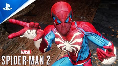 Marvels Spider Man 2 Main Menu Suit Ps5 2023 Youtube