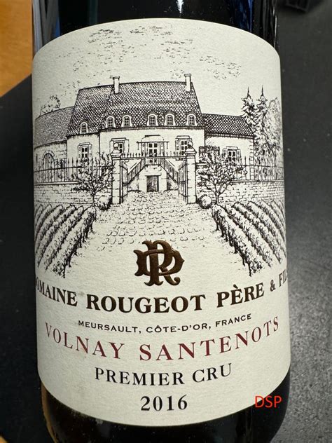 2017 Domaine Rougeot Volnay 1er Cru Santenots France Burgundy Côte