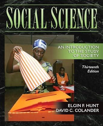 Amazon Social Science An Introduction To The Study Of Society