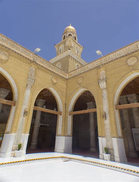 Lighthouses And Doors Of The Mosque Of Kufa Stock Photo Image Of