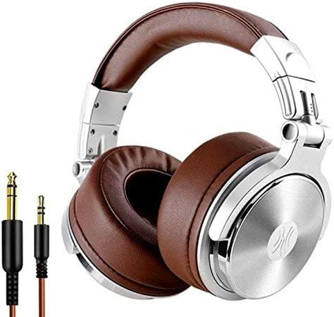 OneOdio Casque DJ Silver Brown Amazon Fr Instruments De Musique Et Sono