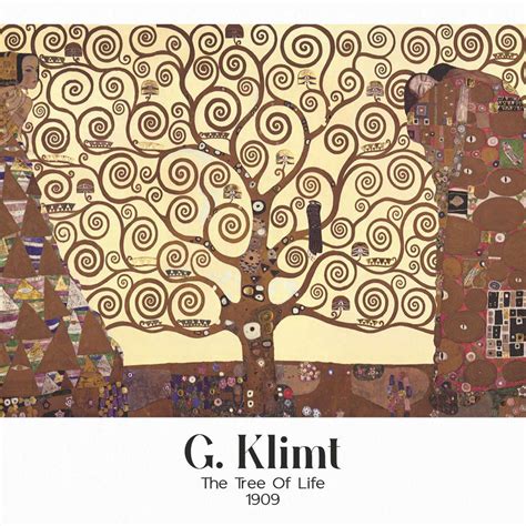 Tree Of Life Klimt Exhibition Poster Wall Art | Painting