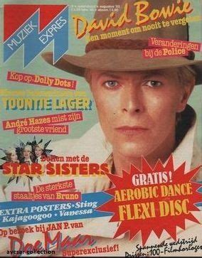 Muziek Expres Holland David Bowie Bowie Celebrity Magazines