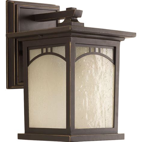 Progress Lighting Residence Collection 1 Light Antique Bronze Outdoor Wall Mount Lantern P6052