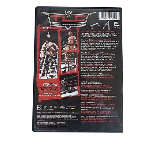 Wwe Tlc Tables Ladders Chairs Wrestling Dvd Cm Punk Triple H