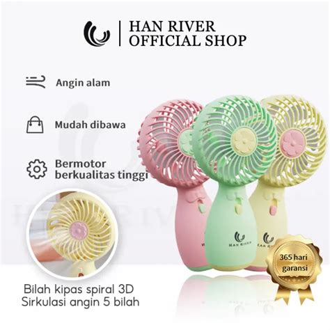 HAN RIVER Kipas Angin Mini Popular Mini Hand Held Fans Kipas Angin