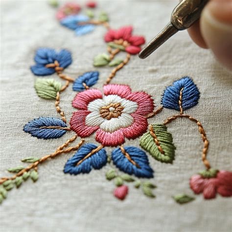 A Visual Guide To Transferring An Embroidery Design Onto Fabric