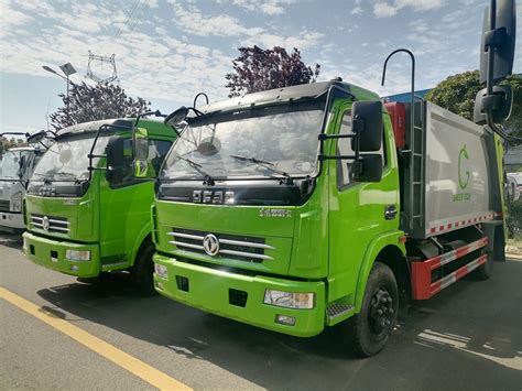 Dongfeng Brand Dfac Rhd Cbm To Cbm Compactor Garbage Truck Dongfeng