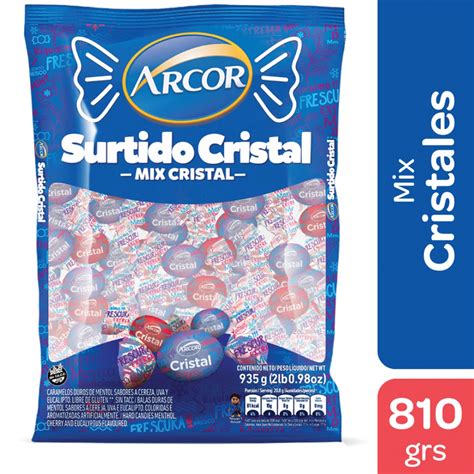 ARCOR CARAMELOS SURTIDO CRISTAL 810G