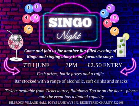 Singo Music Singing And Bingo Event Joeys Lane Wolverhampton 27