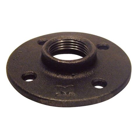 Southland In Black Malleable Iron Floor Flange Fitting Hp