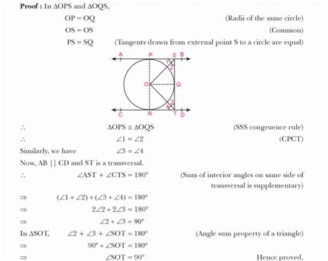 Q 18 In The Given Figure AB And CD Are Two Parallel Tangents To A