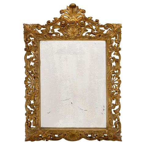 Gold Leaf Antique French Mirror At 1stdibs