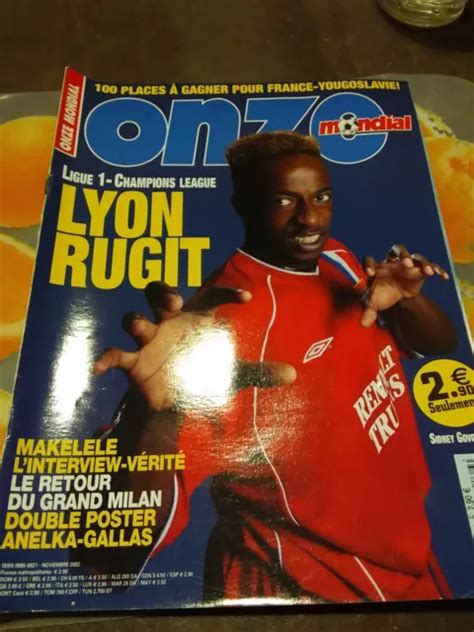 ONZE MONDIAL N 166 Milan Ac Champions League 2003 Lyon Makelele 8