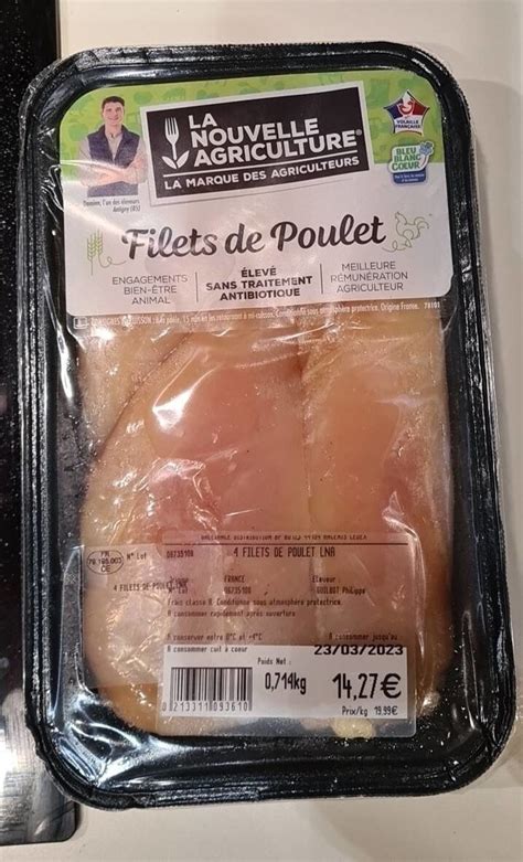 Filet De Poulet La Nouvelle Agriculture