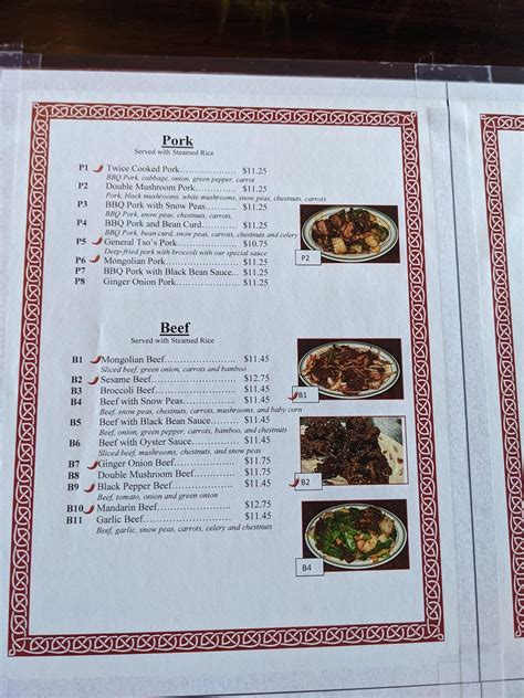 Menu At Peking House Restaurant Centralia