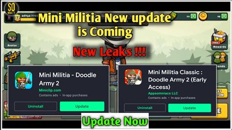 Mini Militia New Update Mini Militia Classic New Update New Update