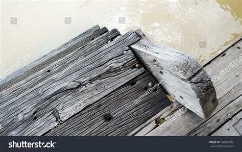 Old Design Waterfront Stair Waterfront Village Stock Photo 768581512