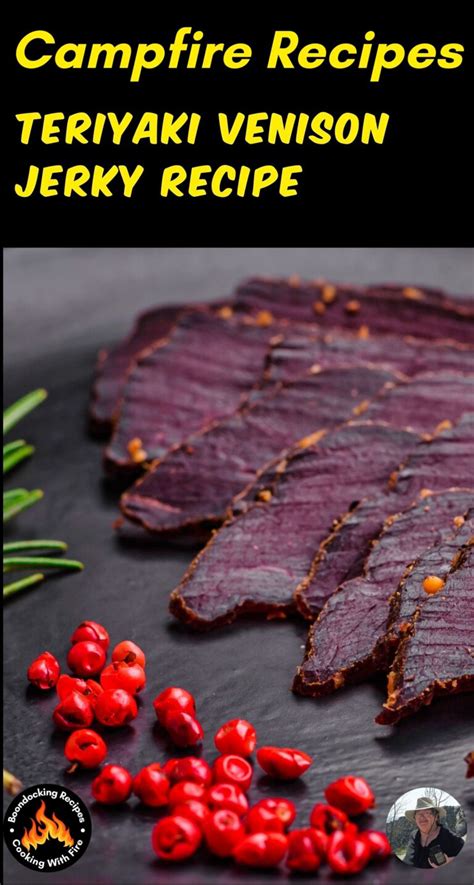 Easy Teriyaki Venison Jerky Recipe