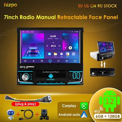 Hizpo Autoradio Android Universel Navigation Gps Carplay Lecteur