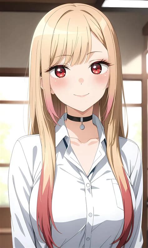 Anime Girl With Blonde Hair And Red Eyes Stable Diffusion AI Image Diffus