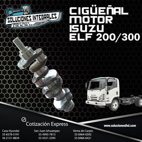 Cigue Al Motor Isuzu Elf Soluciones Ihd