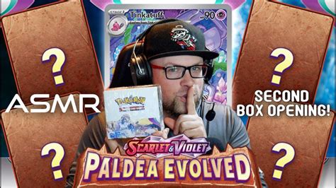 Asmr Pokemon Card Booster Pack Opening Paldea Evolved Again Pokemon Pokemoncards Asmr