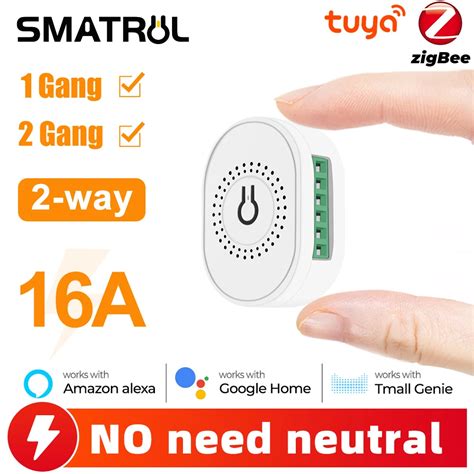 Gang A Aucun Fil Neutre Tuya Zigbee Commutateur De Lumi Re