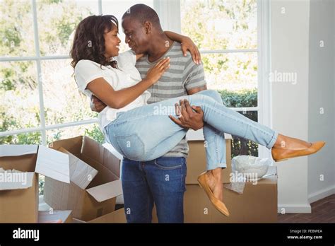 Man Carrying His Girlfriend Like A Princess Stock Photo Alamy