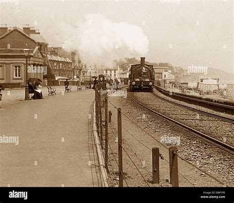 Dawlish Broad Gauge Railway Victorian period Stock Photo - Alamy