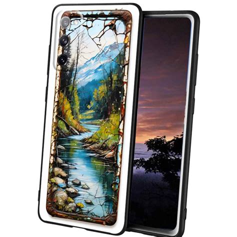 Compatible With Samsung Galaxy S20 Phone Case Ambrotype Of River Scene Case Silicone Protective