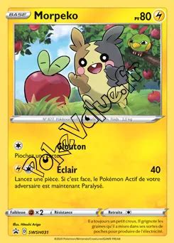 Pokevalue Fr Carte Pok Mon Morpeko N S Rie Swsh Black Star