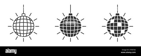 Disco Ball Icon Vector Illustration Stock Vector Image And Art Alamy