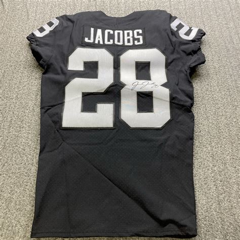 NFL - Raiders Josh Jacobs Signed Authentic Jersey Size 40 | The ...